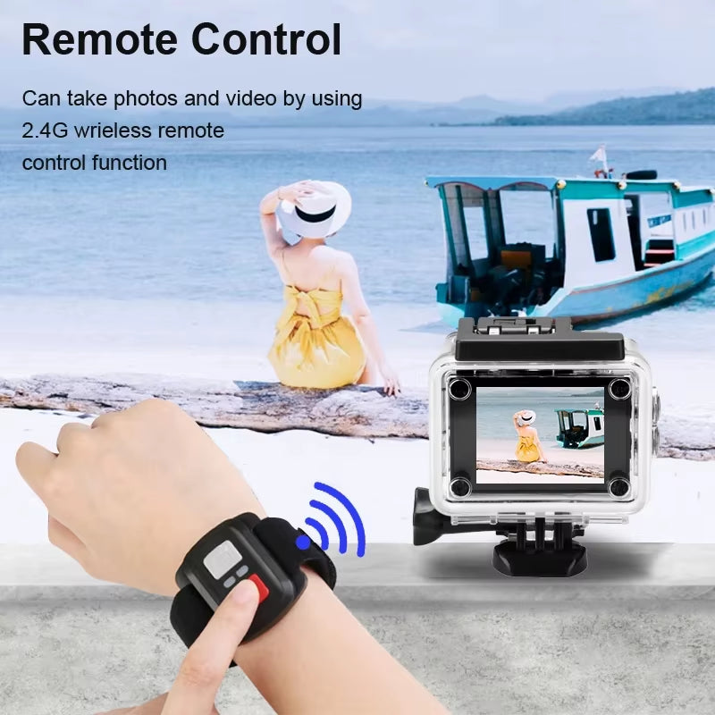 4K Action Camera 1080P/30FPS Wifi 2.0