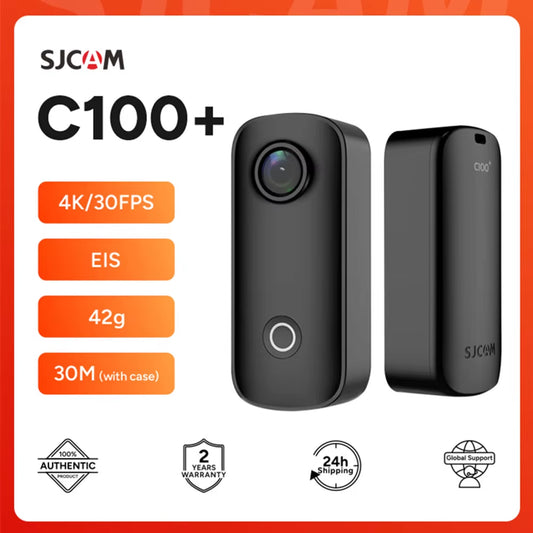 C100 plus Action Camera 4K 30M Waterproof 2.4G Wifi 