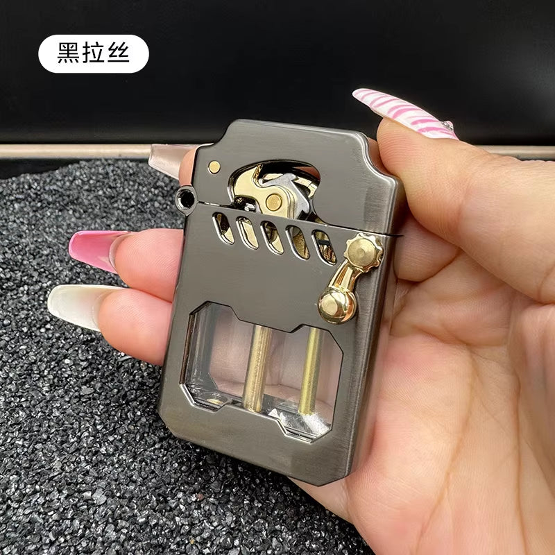 Cyber Mecha Transparent Kerosene Lighter