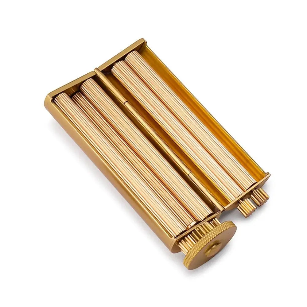 Antique-style brass manual cigarette rolling machine 70MM