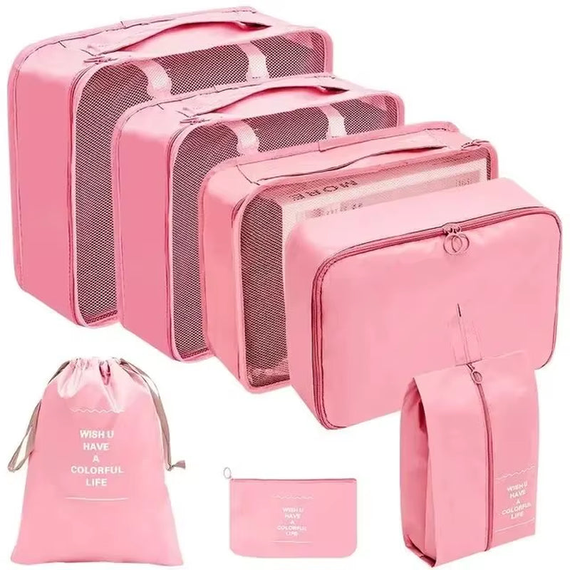 Travel Packing Cube Set (7-10 Pcs)