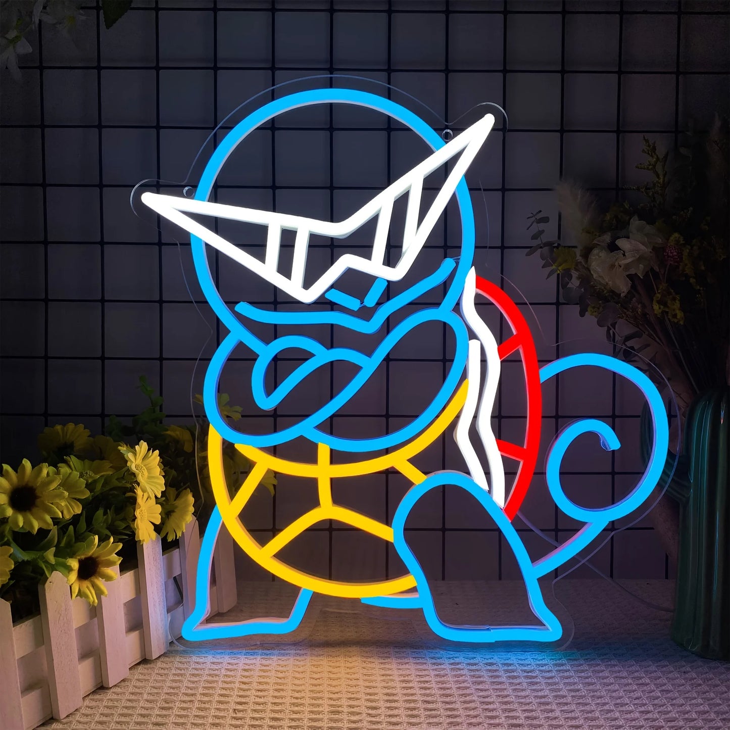 Squirtle Anime Neon Sign