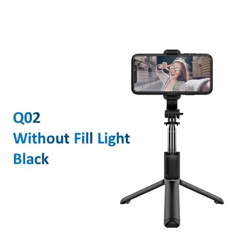 Phone Selfie Stick Tripod 1045mm with Wireless Bluetooth LED Fill Light and Remote Shutter