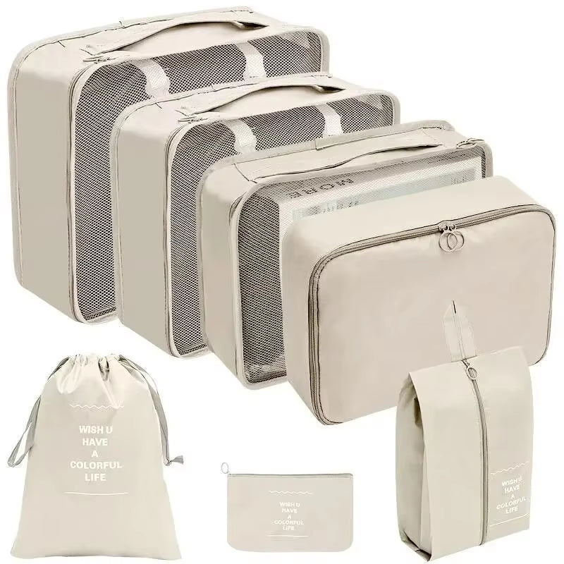 Travel Packing Cube Set (7-10 Pcs)