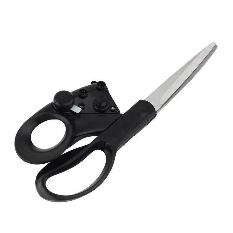 Professional-use scissors with laser guide