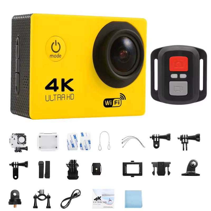 4K Action Camera 1080P/30FPS Wifi 2.0