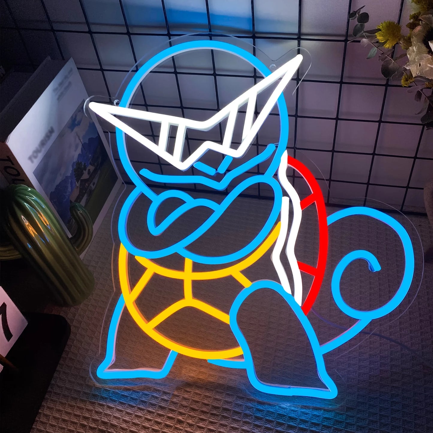 Squirtle Anime Neon Sign