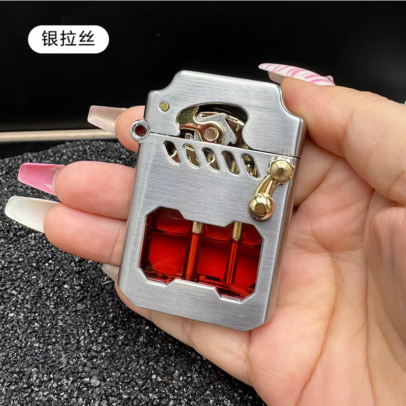 Cyber Mecha Transparent Kerosene Lighter