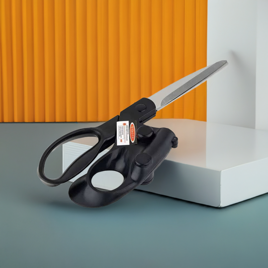 Professional-use scissors with laser guide