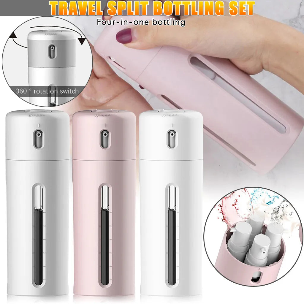 4-in-1 Travel Dispenser Bottle