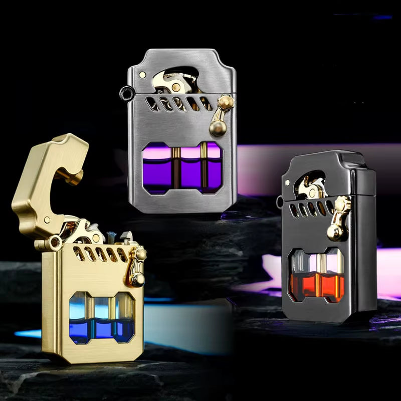 Cyber Mecha Transparent Kerosene Lighter