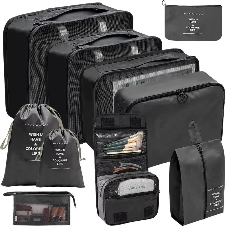 Travel Packing Cube Set (7-10 Pcs)