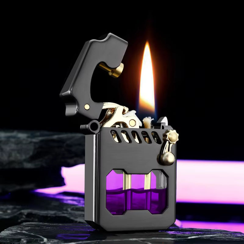 Cyber Mecha Transparent Kerosene Lighter