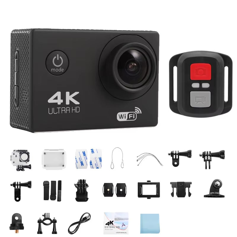 4K Action Camera 1080P/30FPS Wifi 2.0