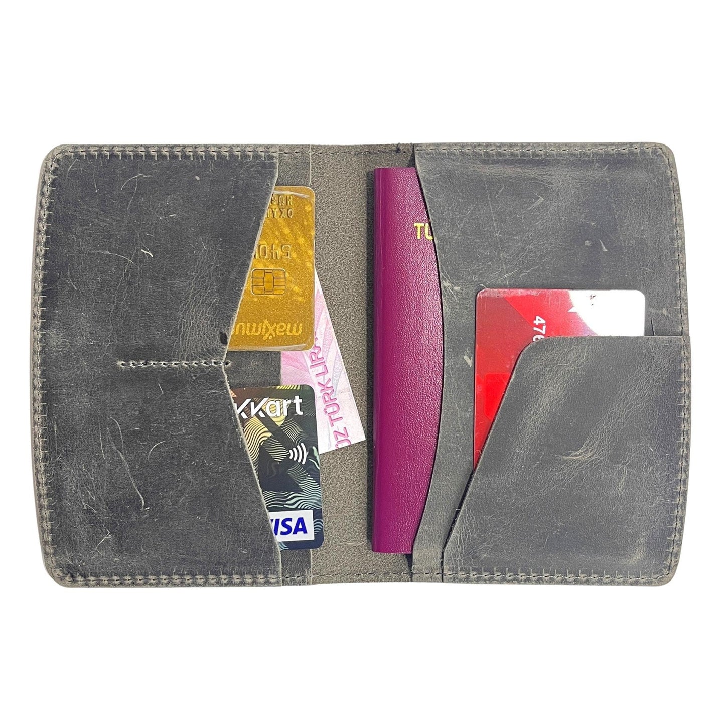 NipponNoir Leather Passport Holder