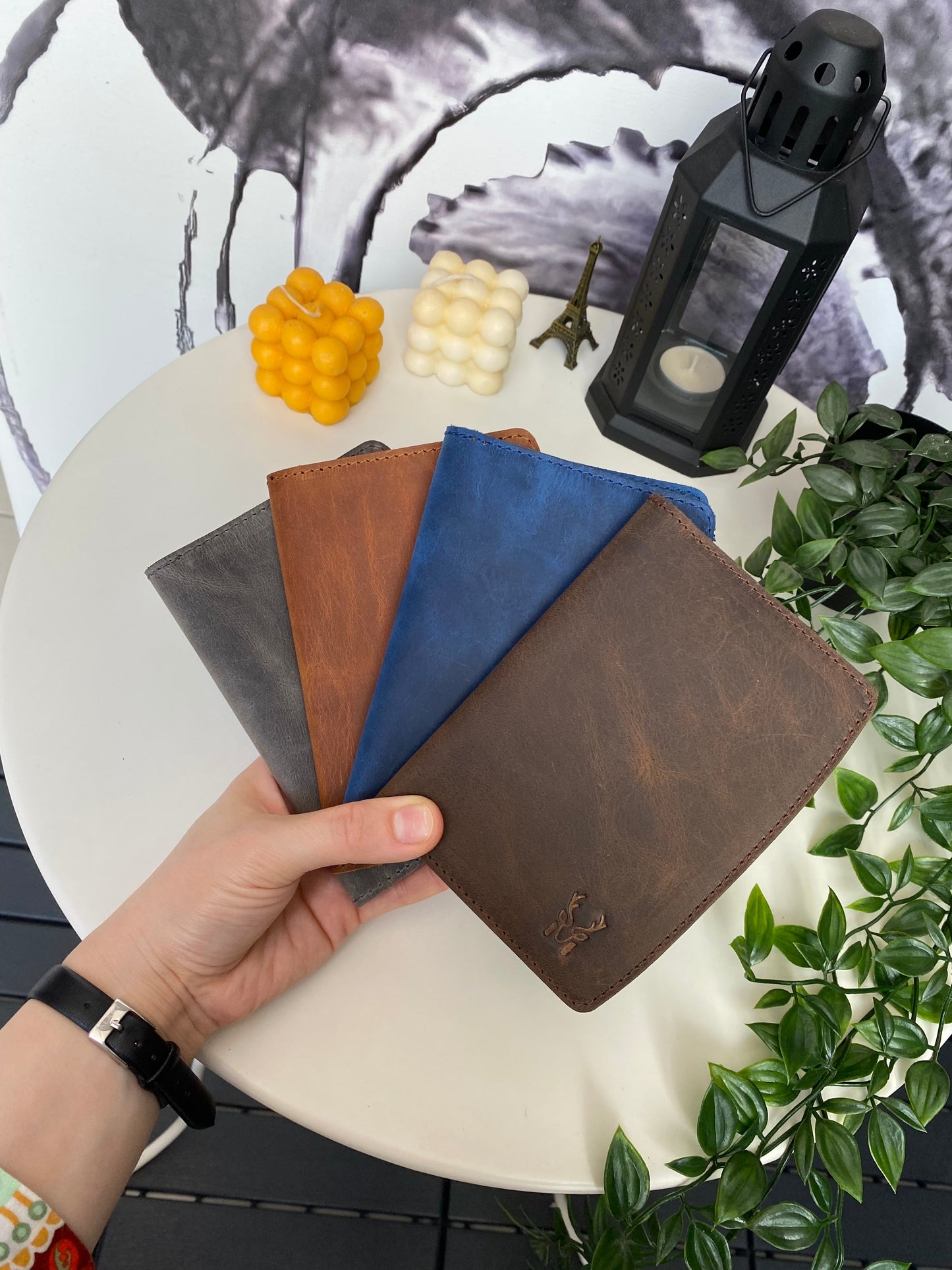 NipponNoir Leather Passport Holder