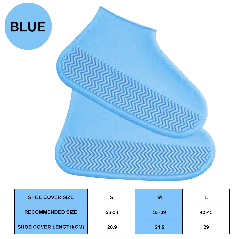 Waterproof Silicone Shoe Covers - Stylish, Durable, and Perfect for Rainy Adventures