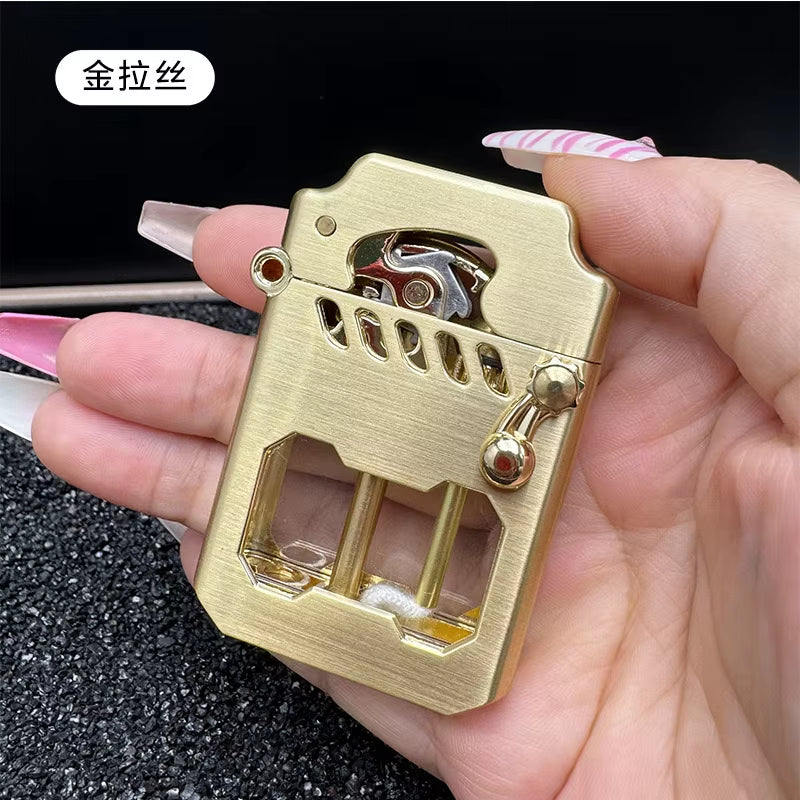 Cyber Mecha Transparent Kerosene Lighter