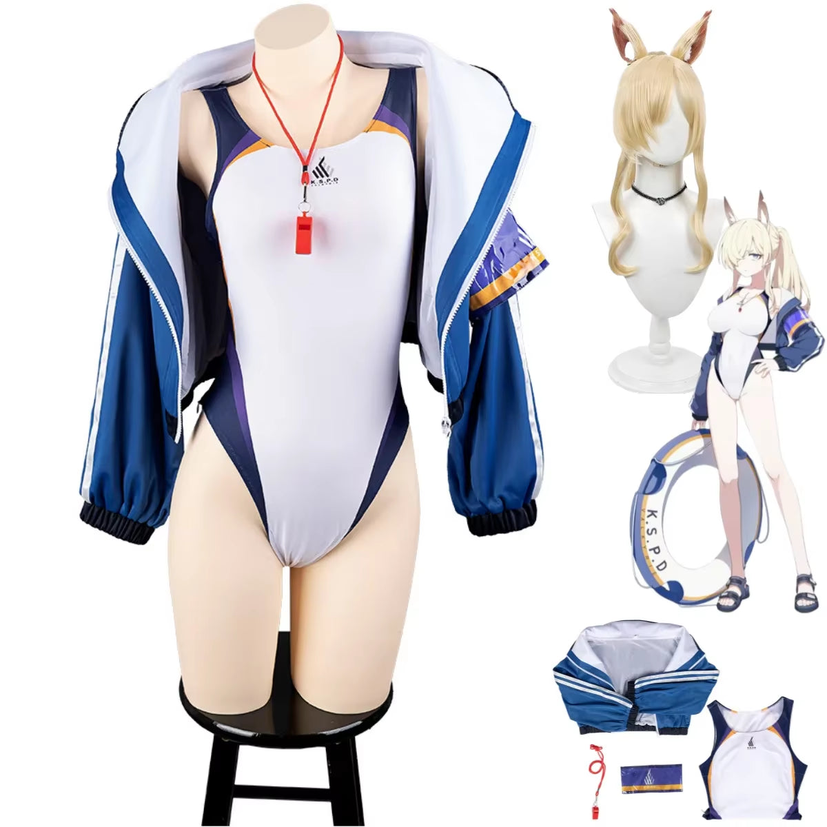 Game Blue Archive Kana Ogata Cosplay Costume