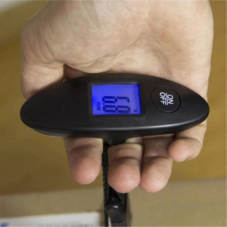 40Kg/100G Portable Luggage Scale High Precision Travel Digital Hanging Scales with Webbing Belt LCD Digital Electronic Luggage