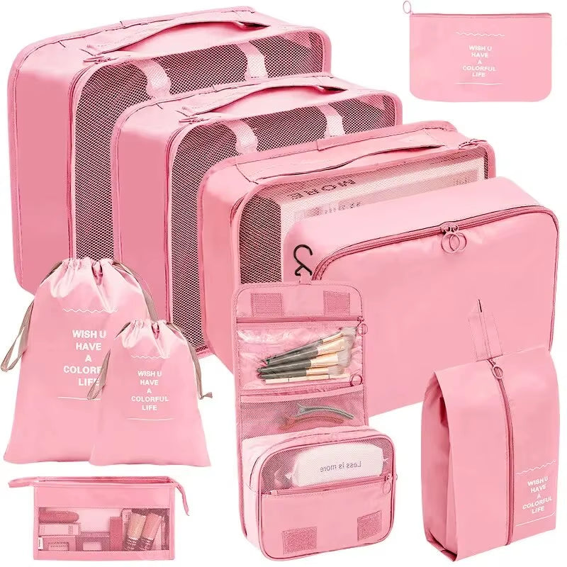 Travel Packing Cube Set (7-10 Pcs)