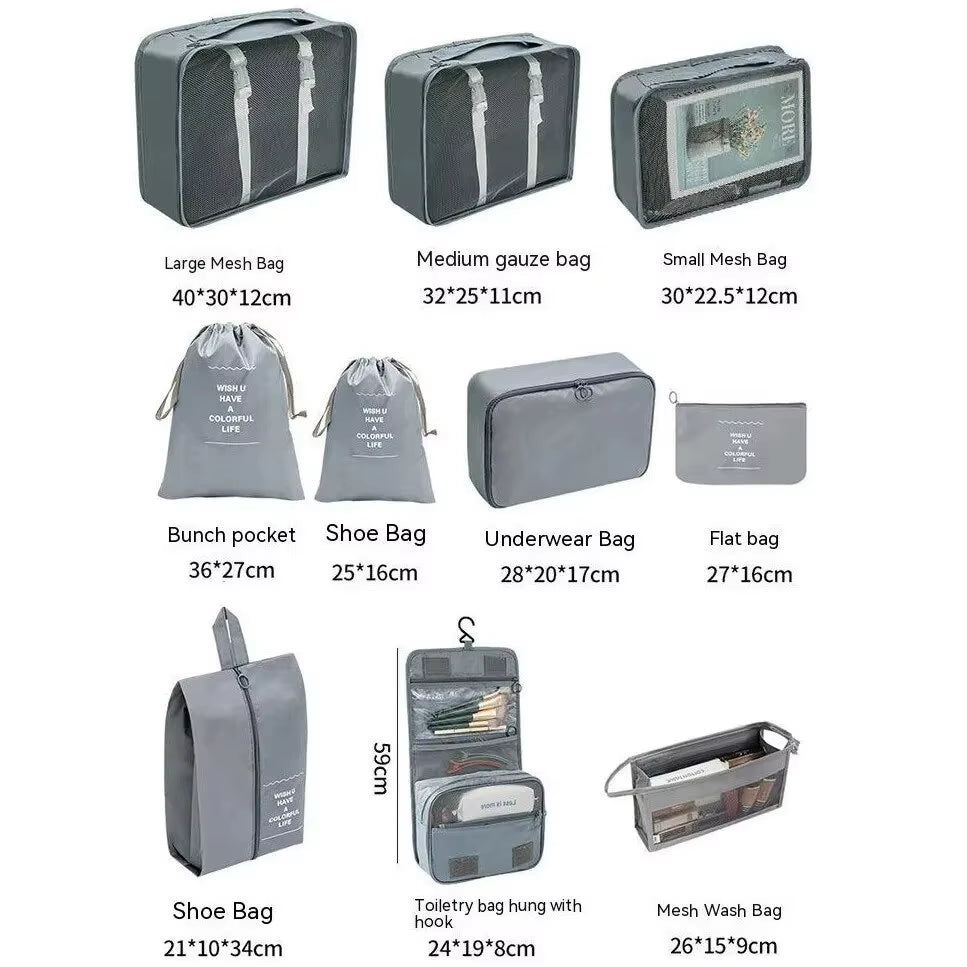 Travel Packing Cube Set (7-10 Pcs)