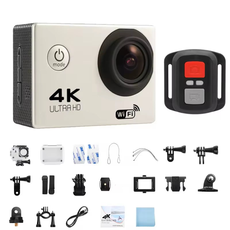 4K Action Camera 1080P/30FPS Wifi 2.0