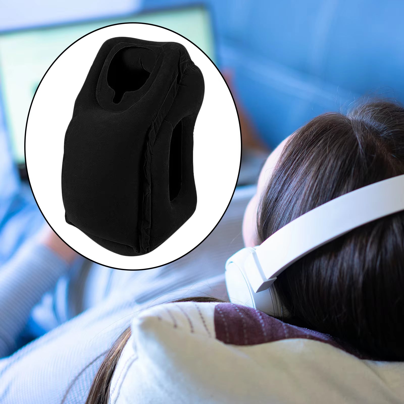 Inflatable Travel Neck Pillow