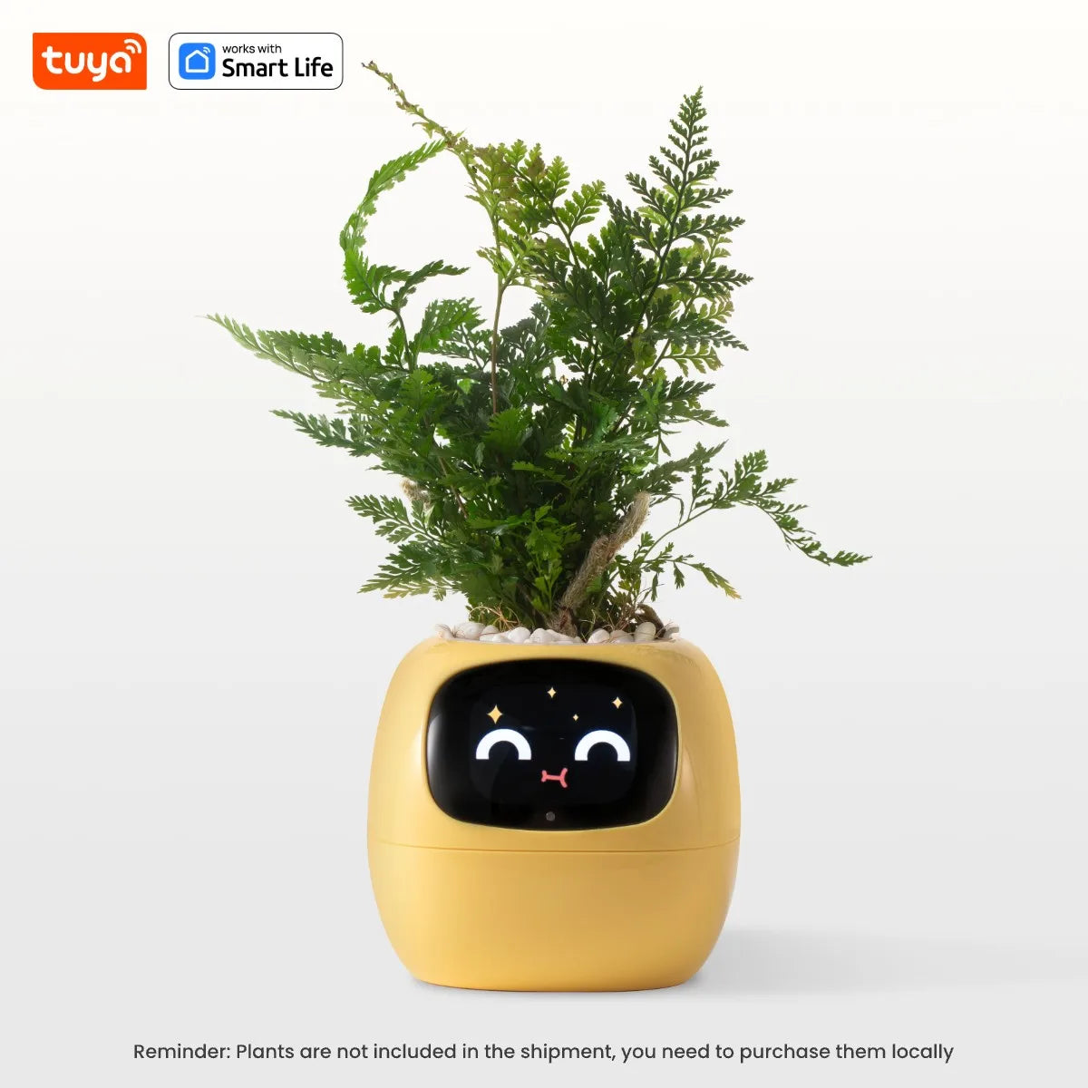 Ivy Smart Planter – AI-Powered Plant Care with 49 Expressions & 7 Smart Sensors