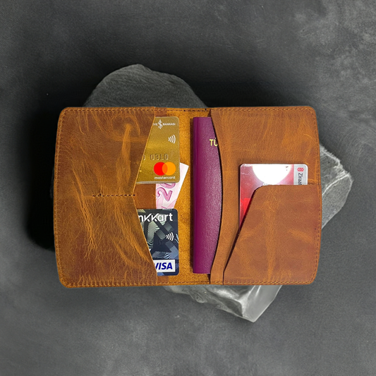 NipponNoir Leather Passport Holder